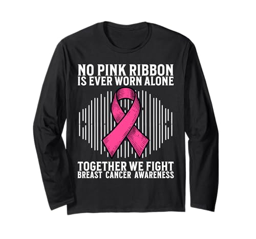 Breast Cancer Support Gifts Breast Cancer Awareness Women Langarmshirt von Flo Design Breast Cancer Awareness Outfits