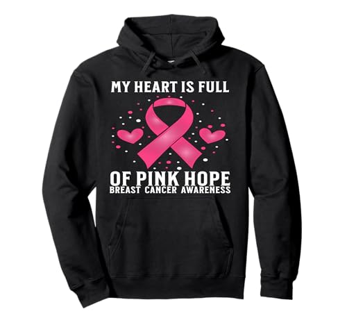 Breast Cancer Support Gifts Breast Cancer Awareness Women Pullover Hoodie von Flo Design Breast Cancer Awareness Outfits