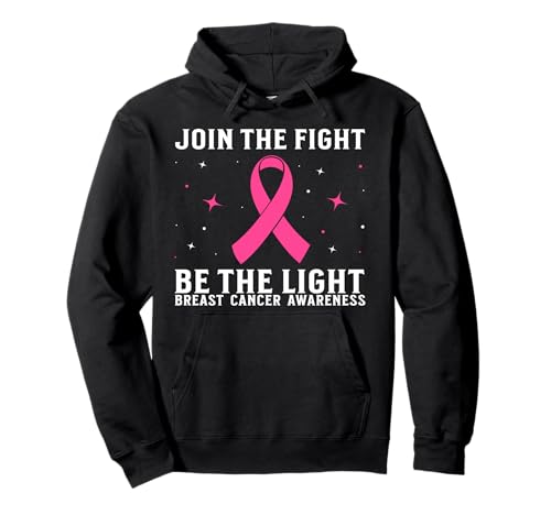 Breast Cancer Support Gifts Breast Cancer Awareness Women Pullover Hoodie von Flo Design Breast Cancer Awareness Outfits