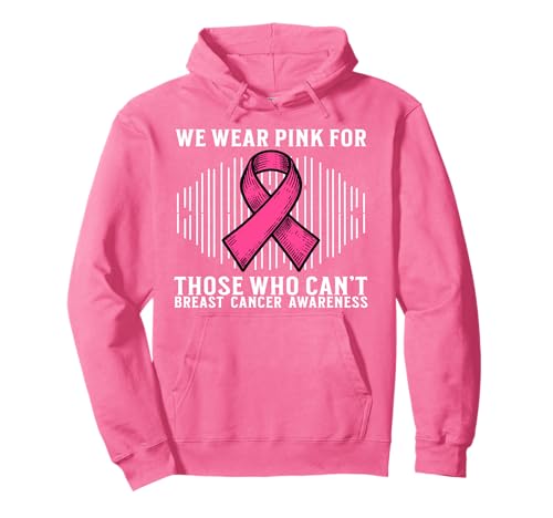 Breast Cancer Support Gifts Breast Cancer Awareness Women Pullover Hoodie von Flo Design Breast Cancer Awareness Outfits