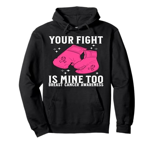 Breast Cancer Support Gifts Breast Cancer Awareness Women Pullover Hoodie von Flo Design Breast Cancer Awareness Outfits