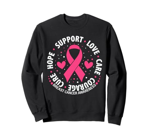 Breast Cancer Support Gifts Breast Cancer Awareness Women Sweatshirt von Flo Design Breast Cancer Awareness Outfits