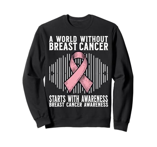Breast Cancer Support Gifts Breast Cancer Awareness Women Sweatshirt von Flo Design Breast Cancer Awareness Outfits
