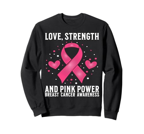 Breast Cancer Support Gifts Breast Cancer Awareness Women Sweatshirt von Flo Design Breast Cancer Awareness Outfits