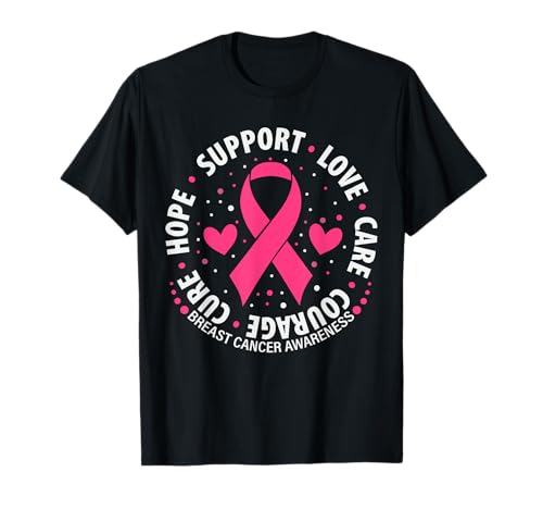 Breast Cancer Support Gifts Breast Cancer Awareness Women T-Shirt von Flo Design Breast Cancer Awareness Outfits