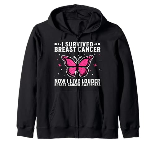 Breast Cancer Survivor Breast Cancer Awareness for Women Kapuzenjacke von Flo Design Breast Cancer Awareness Outfits