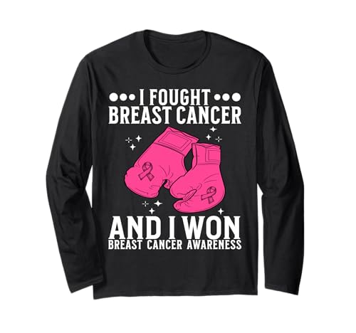 Breast Cancer Survivor Breast Cancer Awareness for Women Langarmshirt von Flo Design Breast Cancer Awareness Outfits