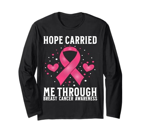 Breast Cancer Survivor Breast Cancer Awareness for Women Langarmshirt von Flo Design Breast Cancer Awareness Outfits