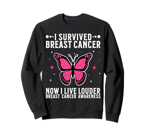 Breast Cancer Survivor Breast Cancer Awareness for Women Sweatshirt von Flo Design Breast Cancer Awareness Outfits