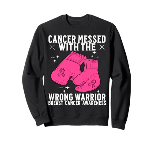 Breast Cancer Warrior Women Breast Cancer Awareness Gifts Sweatshirt von Flo Design Breast Cancer Awareness Outfits