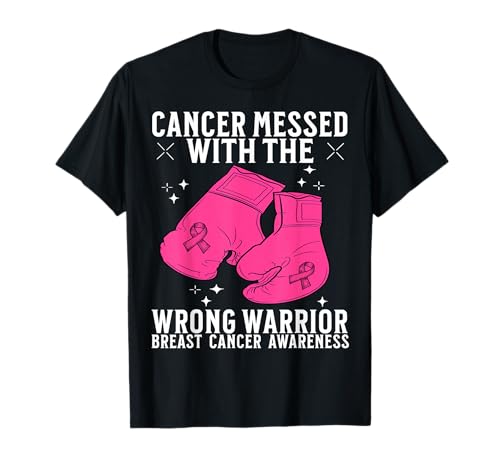 Breast Cancer Warrior Women Breast Cancer Awareness Gifts T-Shirt von Flo Design Breast Cancer Awareness Outfits