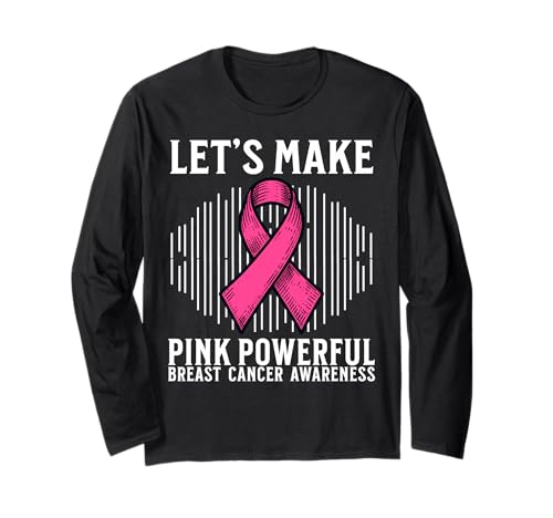 Breast Cancer Women Support Gifts Breast Cancer Awareness Langarmshirt von Flo Design Breast Cancer Awareness Outfits