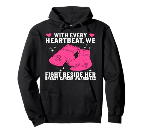 Breast Cancer Women Support Gifts Breast Cancer Awareness Pullover Hoodie von Flo Design Breast Cancer Awareness Outfits
