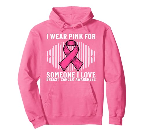 Breast Cancer Women Support Gifts Breast Cancer Awareness Pullover Hoodie von Flo Design Breast Cancer Awareness Outfits