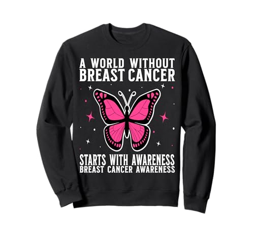 Breast Cancer Women Support Gifts Breast Cancer Awareness Sweatshirt von Flo Design Breast Cancer Awareness Outfits