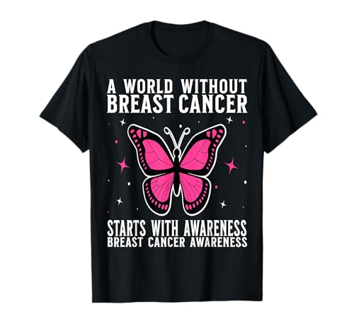 Breast Cancer Women Support Gifts Breast Cancer Awareness T-Shirt von Flo Design Breast Cancer Awareness Outfits