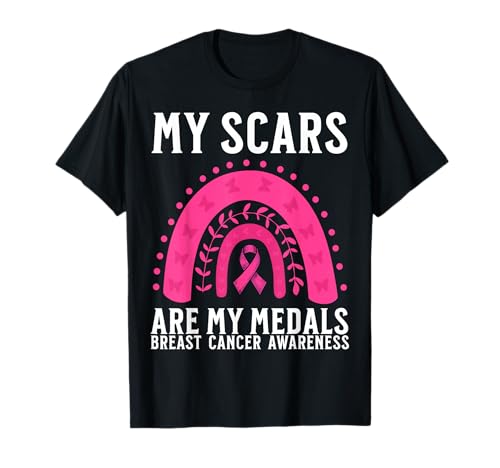 Pink Breast Cancer Survivor Gifts for Woman Breast Cancer T-Shirt Pink Breast Cancer Survivor Gifts for Woman Breast Cancer T-Shirt von Flo Design Breast Cancer Awareness Outfits