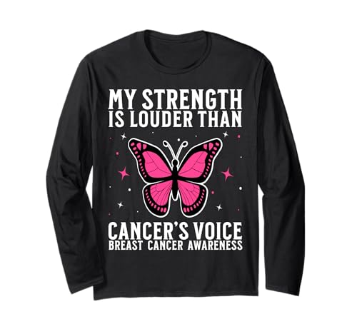 Pink Breast Cancer for Women Breast Cancer Awareness Gifts Langarmshirt von Flo Design Breast Cancer Awareness Outfits