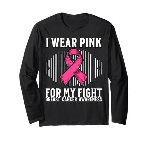 Pink Breast Cancer for Women Breast Cancer Awareness Gifts Langarmshirt von Flo Design Breast Cancer Awareness Outfits
