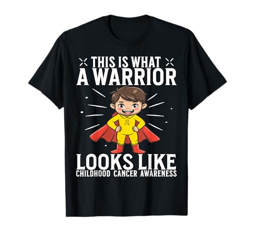 Childhood Cancer Awareness Kids Childhood Cancer Warrior T-Shirt von Flo Design Childhood Cancer Awareness Outfits