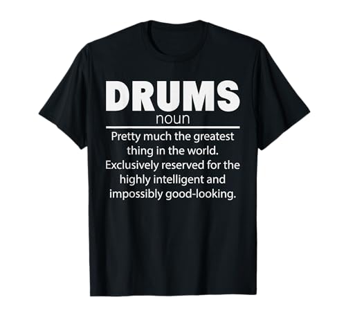 Drums Definition Drummer Drumming Funny Drummer Men Women T-Shirt Drums Definition Drummer Drumming Funny Drummer Men Women T-Shirt von Flo Design Drumming Drummer Apparel