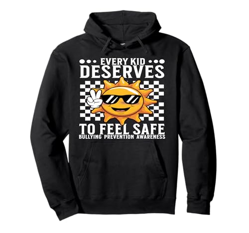 Orange Unity Day Orange Anti Bullying Bully Prevention Kids Pullover Hoodie von Flo Design End Bullying