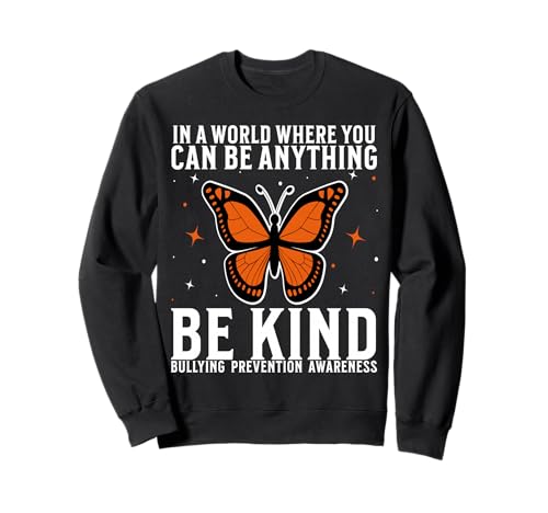 Orange Unity Day Orange Anti Bullying Bully Prevention Kids Sweatshirt von Flo Design End Bullying