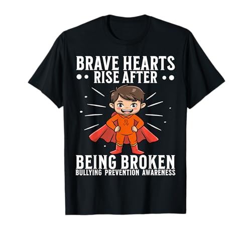 Orange Unity Day Orange Anti Bullying Bully Prevention Kids T-Shirt von Flo Design End Bullying