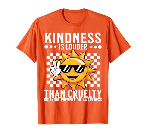 Orange Unity Day Orange Anti Bullying Bully Prevention Kids T-Shirt von Flo Design End Bullying