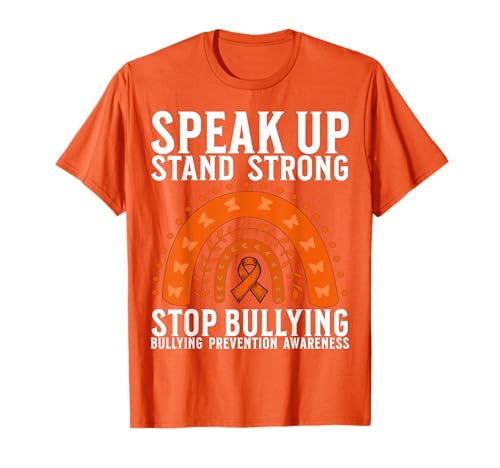 Orange Unity Day Orange Anti Bullying Bully Prevention Kids T-Shirt von Flo Design End Bullying