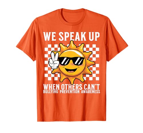 Orange Unity Day Orange Anti Bullying Bully Prevention Kids T-Shirt von Flo Design End Bullying