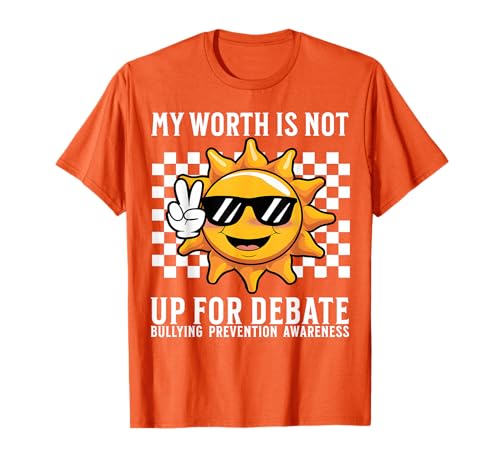 Orange Unity Day Orange Anti Bullying Bully Prevention Kids T-Shirt von Flo Design End Bullying