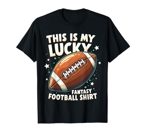 This IS My Lucky Fantasy Football Men Women Fantasy Football T-Shirt This IS My Lucky Fantasy Football Men Women Fantasy Football T-Shirt von Flo Design Fantasy Football Outfits