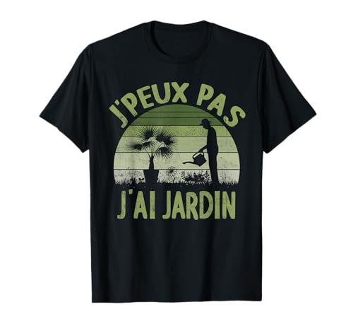 Je Peux Pas J'ai Jardin Herren Humor Geschenk Gärtner T-Shirt von Flo Design Jardin