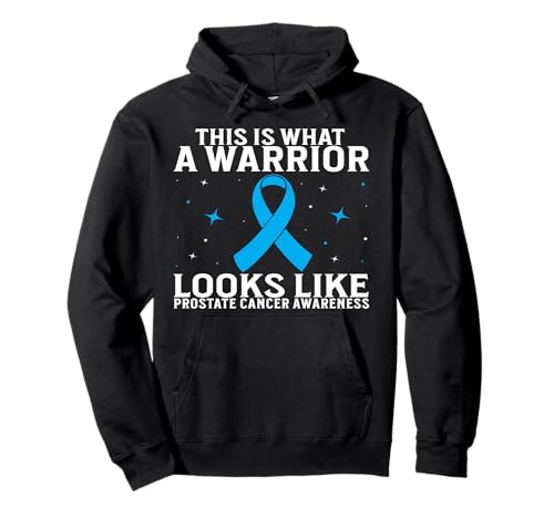 Prostate Cancer Awareness Prostate Cancer Gifts for Men Pullover Hoodie von Flo Design Prostate Cancer Awareness Aapparel