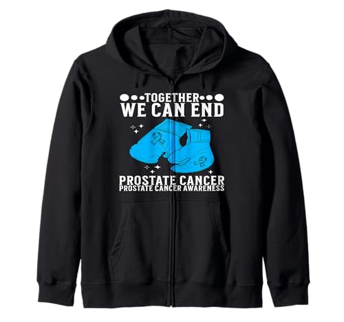 Prostate Cancer Awareness Support Prostate Cancer Gifts Men Kapuzenjacke von Flo Design Prostate Cancer Awareness Aapparel