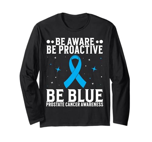 Prostate Cancer Awareness Support Prostate Cancer Gifts Men Langarmshirt von Flo Design Prostate Cancer Awareness Aapparel
