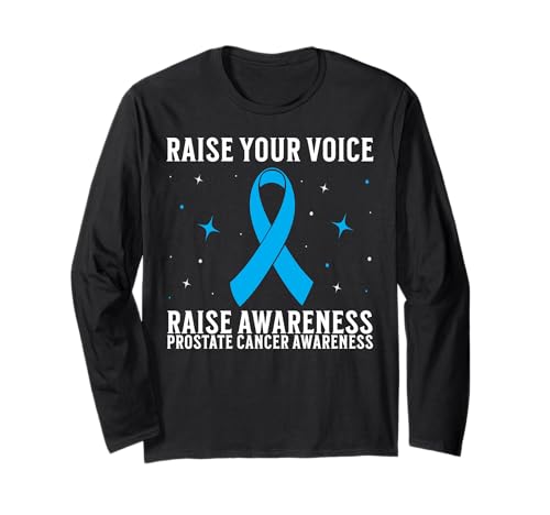 Prostate Cancer Awareness Support Prostate Cancer Gifts Men Langarmshirt von Flo Design Prostate Cancer Awareness Aapparel