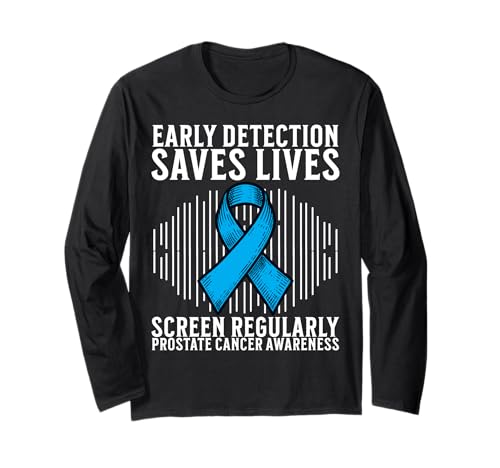 Prostate Cancer Awareness Support Prostate Cancer Gifts Men Langarmshirt von Flo Design Prostate Cancer Awareness Aapparel