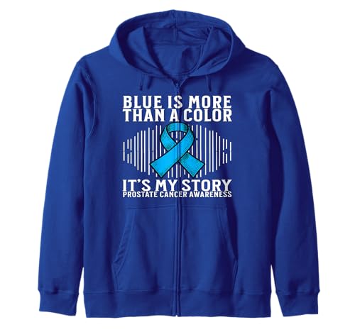 Support Prostate Cancer Awareness Gifts for Men Survivors Kapuzenjacke von Flo Design Prostate Cancer Awareness Aapparel