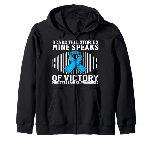 Support Prostate Cancer Awareness Gifts for Men Survivors Kapuzenjacke von Flo Design Prostate Cancer Awareness Aapparel
