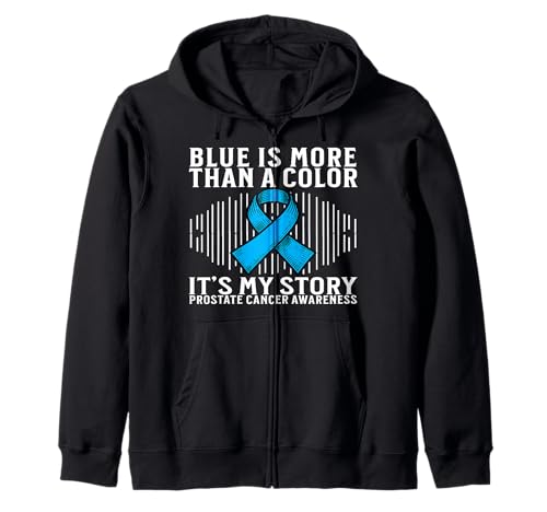 Support Prostate Cancer Awareness Gifts for Men Survivors Kapuzenjacke von Flo Design Prostate Cancer Awareness Aapparel