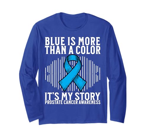 Support Prostate Cancer Awareness Gifts for Men Survivors Langarmshirt von Flo Design Prostate Cancer Awareness Aapparel