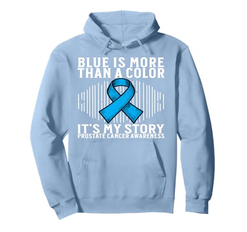Support Prostate Cancer Awareness Gifts for Men Survivors Pullover Hoodie von Flo Design Prostate Cancer Awareness Aapparel