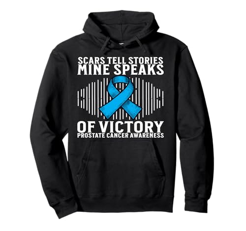 Support Prostate Cancer Awareness Gifts for Men Survivors Pullover Hoodie von Flo Design Prostate Cancer Awareness Aapparel
