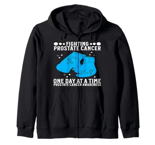 Support Prostate Cancer Awareness Gifts for Men Warrior Kapuzenjacke von Flo Design Prostate Cancer Awareness Aapparel