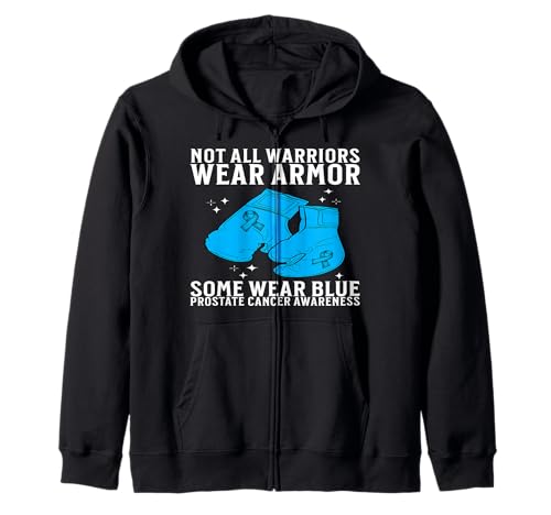 Support Prostate Cancer Awareness Gifts for Men Warrior Kapuzenjacke von Flo Design Prostate Cancer Awareness Aapparel
