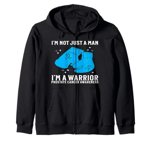Support Prostate Cancer Awareness Gifts for Men Warrior Kapuzenjacke von Flo Design Prostate Cancer Awareness Aapparel