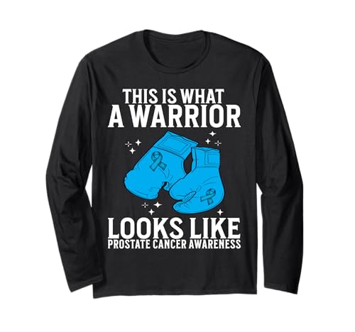 Support Prostate Cancer Awareness Gifts for Men Warrior Langarmshirt Support Prostate Cancer Awareness Gifts for Men Warrior Langarmshirt von Flo Design Prostate Cancer Awareness Aapparel