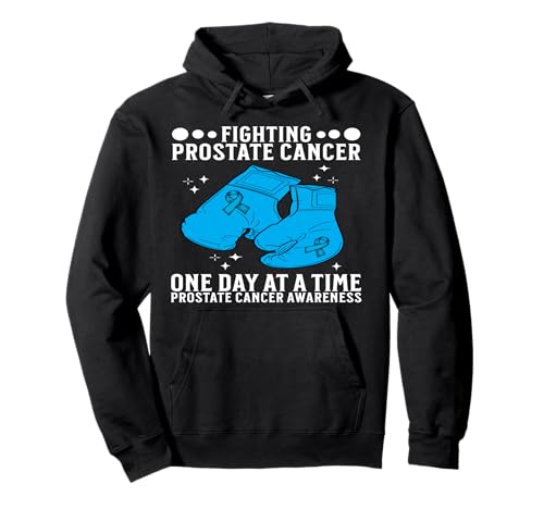 Support Prostate Cancer Awareness Gifts for Men Warrior Pullover Hoodie von Flo Design Prostate Cancer Awareness Aapparel